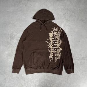 Carhartt Thermal Nails Men’s Hoodie Graphic Brown - Size: L